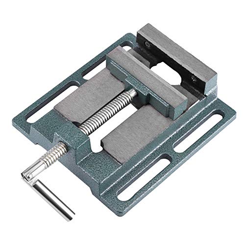 6-Inch Drill Press Vise Cast Iron Drill Press Vice Industrial Heavy Duty Machine Vise Bench Clamp Vise for Milling, Drilling, Woodworking and Ejoyous