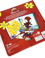 Marvel Spidey and his Amazing Friends My First Puzzle Book - Jigsaw Puzzles for kids, 10-page board book, 5 puzzles to enjoy Phidal