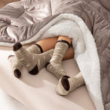 UGG Blissful Comforter Set with 2 Pillow Shams, Warm Winter Bedding, Fluffy Reversible Down Alternative Bedding, King/California King Size Comforter Set, Brown Fawn UGG