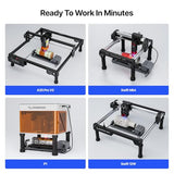ATOMSTACK R6 Laser Rotary Roller Laser Engraver Multi-Function Compatible with Atomstack Laser Engraver Roller Rotator Y-axis Rotary Engraving Module for Cylindrical Objects Bottles Cups ATOMSTACK
