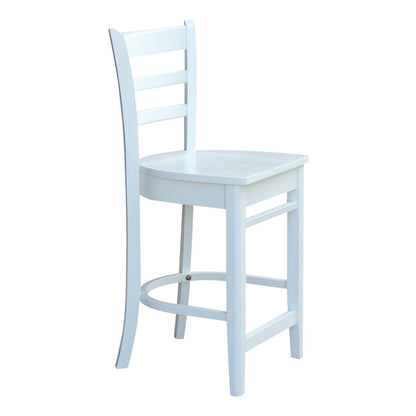 International Concepts Emily Stool Barstool - WoodArtSupply