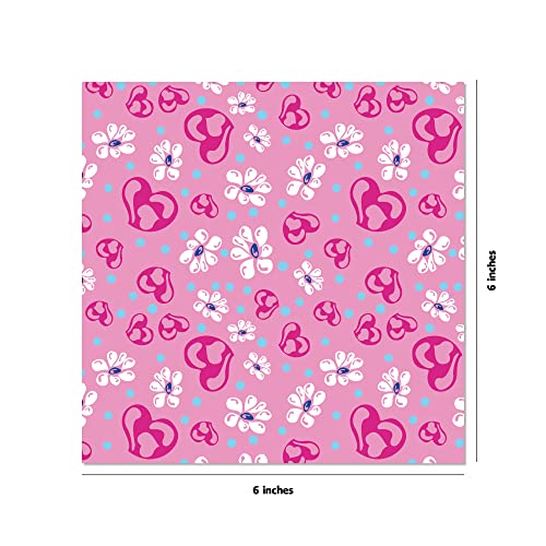 Origami Paper 100 sheets Hearts & Flowers 6" (15 cm): Tuttle Origami Paper: High-Quality Double-Sided Origami Sheets Printed with 12 Different Patterns: Instructions for 6 Projects Included Tuttle Publishing