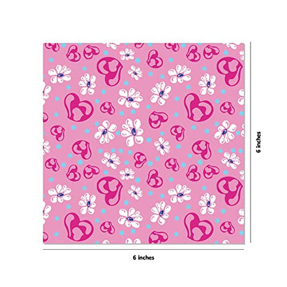 Origami Paper 100 sheets Hearts & Flowers 6" (15 cm): Tuttle Origami Paper: High-Quality Double-Sided Origami Sheets Printed with 12 Different Patterns: Instructions for 6 Projects Included - WoodArtSupply