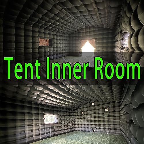SAYOK Inflatable Nightclub Cube Tent Disco Light Nightclub Tent with LED Colour Lighting Suitable for Birthday Parties/Friend Gatherings/Family Celebration Parties SAYOK