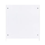 Household Essentials Single Load Hamper Cabinet Seat, White Household Essentials