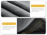 YITAHOME Convertible Futon Sofa Bed, 70" Folding Futon Set for Living Room Home Office Aprtment, Modern Futon Couch with Adjustable Backrest & Armrests, Recliner Lounge, Loveseat Sofa YITAHOME