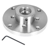 BestParts 4 Inch 1-1/4 Inch x 8TPI Threaded Steel FacePlate with Locking Set Screw,Fit for Wood Lathe Turning Reversing Lather BestParts