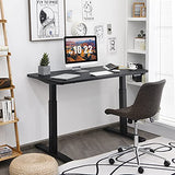 Tangkula Electric Standing Desk Frame, Height & Width Adjustable Motorized Sit Stand Desk Base, Ergonomic Single Motor Stand Up Workstation w/Memory Controller, Standing Desk Legs Tangkula