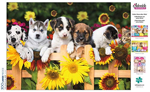 Buffalo Games - The Gangs All Here - 300 Piece Jigsaw Puzzle For Adults -Challenging Puzzle Perfect for Game Nights - Finished Size is 21.25 x 15.00 Buffalo Games