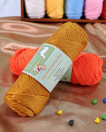 3-Pack Baby Alpaca Wool Blend Yarn Worsted Weight Fashion Collection Art Crafts Crochet and Knitting Sunny Cat Premium Brand (White) Sunny Cat