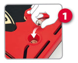 BRIO 34017 Pinball Game - Classic Vintage Arcade Style | Engaging Brain Game for Kids and Adults | Ideal Gift for Ages 6 and Up, Red BRIO