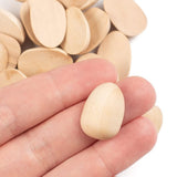 Pack of 60 Smooth Solid White Birch Unfinished Wood Split Eggs by Factory Direct Craft - Tiny Wooden Half Eggs for Easter Holiday and Everyday Factory Direct Craft