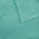 Intelligent Design Cotton Blend Jersey Knit Bed Sheet Set Wrinkle Resistant, Soft Sheets with 14" Deep Pocket, All Season, Cozy Bedding-Set, Matching Pillow Case, Queen, Aqua 4 Piece Intelligent Design