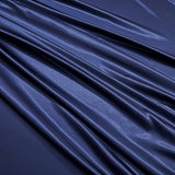 Counfeisly 2 Pieces Satin Twin Fitted Sheet & Pillowcase Set, Luxury Silky Soft Satin Bed Sheets with 1 Deep Pocket Fitted Sheet - 16" Deep Pocket Sheets, 1 Pillowcase, Navy Counfeisly