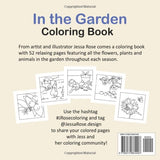 In the Garden Coloring Book: Relax & Create WoodArtSupply
