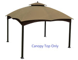 Replacement Canopy Top for Lowe's 10' x 12' Gazebo #TPGAZ17-002C (Golden Brown Canopy Top Only) ALISUN