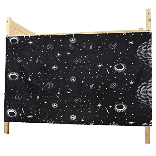 TINAYAUE Blackout Bunk Bed Curtain Dormitory Lightproof Curtains Students Room Privacy Screen Single Bed Cover Breathable Cloth Improve Sleep Quality in Home Dorm (Style 3, 1 Piece(1.15m*2m)) TINAYAUE