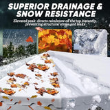 Quictent 20x40 Party Tent Heavy Duty West Coast Frame Tent Outdoor White Commercial Gazebo Rental Wedding Canopy (with Sides) Quictent