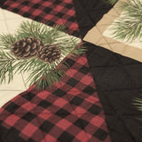 Donna Sharp Cardinal Pine Polyester Bedding Set - 3-Piece Queen Size Quilt Set - Includes 1 Quilt and 2 Standard Pillow Shams - Machine Washable - Traditional Design Donna Sharp