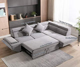 Sofa Bed Sectional Sofa Futon Sofa Bed Sleeper Sofa for Living Room Furniture Set Modern Sofa Set Corner Sofa Upholstered Contemporary Fabric FDW