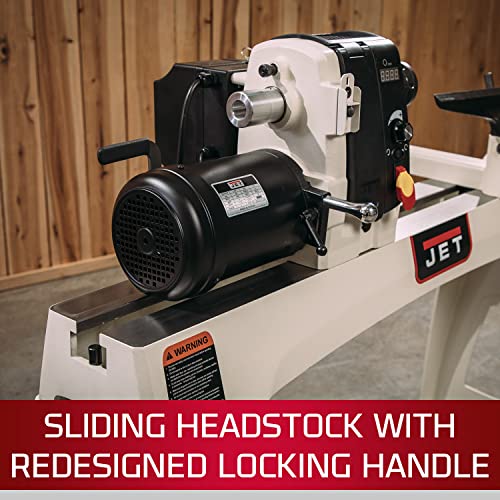 JET 18" x 40" EVS Woodworking Lathe, 2 HP, 1Ph 230V (Model JWL-1840EVS) Jet