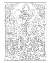 Creative Haven Magnificent Mermaids Coloring Book (Adult Coloring Books: Fantasy) Dover Publications
