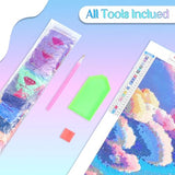 JXAVAXDE African Tribal Mask Diamond Painting Kits, DIY 5D Paint for Adults, Full Drill Crystal Diamond Drawing Suitable for Home Wall Decoration 12x16in JXAVAXDE