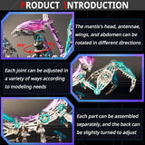 YUEZUDPO 3D Metal Puzzle, 1000 Pieces DIY Mechanical Building Kit for Adults, Difficult Model Kit for Men Women Birthday Christmas (Purple)