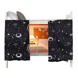 TINAYAUE Blackout Bunk Bed Curtain Dormitory Lightproof Curtains Students Room Privacy Screen Single Bed Cover Breathable Cloth Improve Sleep Quality in Home Dorm (Style 3, 1 Piece(1.15m*2m)) TINAYAUE