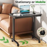 JYLH JOYSEEKER Small Standing Desk with Drawer, 35" x 20" Whole Piece Tabletop Electric Sit Stand Table, Height Adjustable Desk with Storage & USB Ports, Quick Install Home Office Computer Desk, Black JYLH JOYSEEKER
