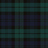 Wake In Cloud - Plaid Comforter Set, Scottish Tartan Check Geometric Modern Pattern Printed, Soft Lightweight Bedding, 3 Pieces, Dark Green, Full Size Wake In Cloud