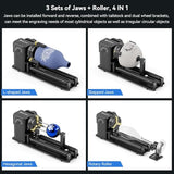 SCULPFUN RA Pro Max 4 in 1 Rotary Roller, Rotary Chuck for S9 S30 Ultra SF-A9 Series Laser Engraver, Multi-Function Y-axis Roller Engraving Module for Laser Engraving Irregular Round Objects SCULPFUN