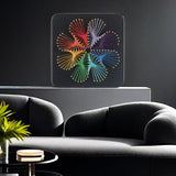 THOUDONER DIY 3D String Art Crafts Kit for Adults Beginner Unique Gift, Windmill(7.87inch*7.87inch). THOUDONER