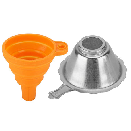 ASHATA 3D Printer Resin Filter,3D Printer Accessories Photosensitive Resin Filter Funnel Combination Light Curing Consumable Filter,Resin Filter Cup+Silicon Funnel Disposable for 3D Printer ASHATA