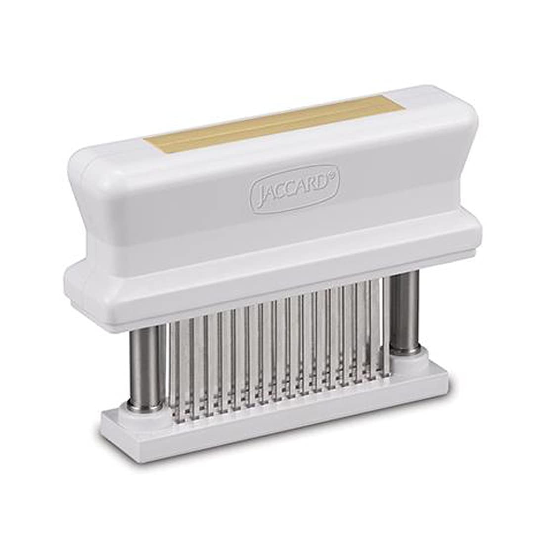 Jaccard 200348T, 48 Blade Durable Meat Tenderizer with Stainless Steel Razor Sharp Needle, Cooking Gadget for Tenderizing Chicken, Beef, Pork, Veal, BBQ, Tan Jaccard