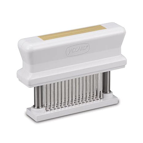Jaccard 200348T, 48 Blade Durable Meat Tenderizer with Stainless Steel Razor Sharp Needle, Cooking Gadget for Tenderizing Chicken, Beef, Pork, Veal, BBQ, Tan Jaccard