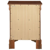 Glory Furniture Louis Phillipe 3 Drawer Nightstand in Cherry Glory Furniture