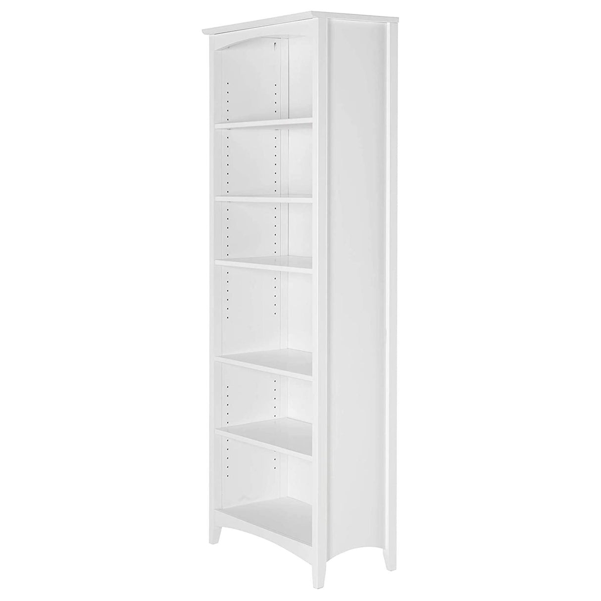 Camaflexi Shaker Style Bookcase, 72", White Camaflexi