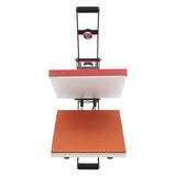 16"x20" Intelligent Control Semi-Automatic Heat Press Machine, Adjustable Pressure Slide Out Vertical Version Heat Printing Presses Transfer Machine with LCD Touchscreen, for T-Shirt, Mug (Red) BUKGOCUMN