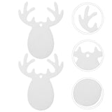 Baluue 8pcs Air Freshener Sublimation Blanks, Car Scented Hanging Sheets Car White Fragrant Blank Air Freshener Sheets Diy Auto Scented Sheets for Car Home Decor Baluue