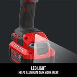 CRAFTSMAN V20 RP 1/2 inch Cordless Impact Wrench Kit, Brushless, 4Ah Battery and Charger Included (CMCF900M1) CRAFTSMAN