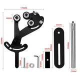 Woodworking Lathe Center Frame Spindle Steady Rest Wood Turning Accessory Shakeproof 3 Wheels Stabilizer Auxiliary Clamping Tool MOBUKJUU