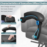 Executive Office Chair, Gaming Chairs with Footrest, Home Office Desk Chair, Ergonomic Computer Chairs with Lumbar Support, Suitable for Office and Home Use fidom