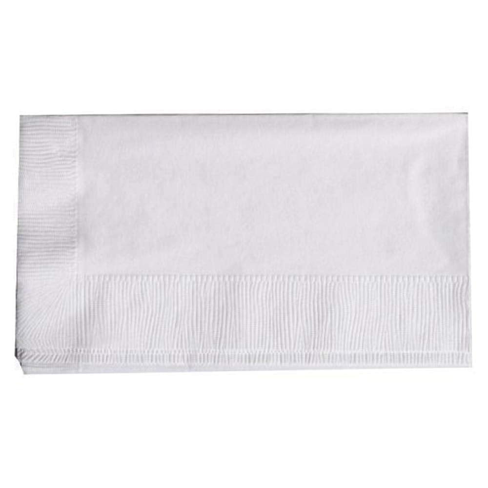 Bell Marque White Dinner Napkin-300 2-Ply White Dinner Napkins, 0.1" Height, 17" width, 15" Length (Pack of 300) Perfect Stix
