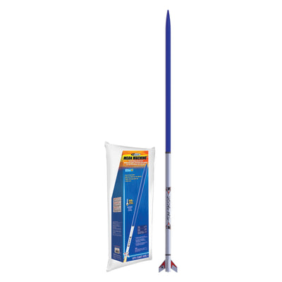 Estes 1295 Mean Machine Rocket-Building Kit, Advanced Flying-Rocket-Model Kit for Ages 10+
