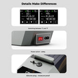 Creality Official Space Pi Filament Dryer, 3D Printer Filament Dryer Box with Built-in Fan Filament Storage Holder Filament Dehydrator for 1KG 1.75/2.85mm One-Key Setting for PLA PETG ABS TPU Nylon Creality