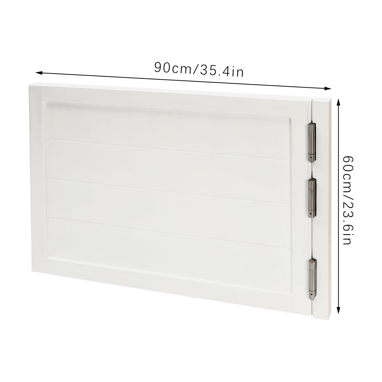 Swinging Doors Cafe Doors, Retro Counter Swinging Doors, Indoor Pine Wood Single Door 35.4"x23.6" Parlor Butler Door for Hallway Kitchen Bar Pub Entrance Partition