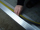 1" High Commercial Door Aluminum Threshold Seal Kit 10'2" Length | Full Kit Fixings Included | GaraDry GARADRY