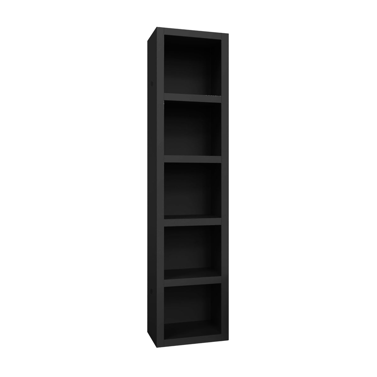Oakland Living Easy-Lift Twin Murphy Wall Bed in Black with Two Bookshelves Oakland Living