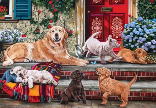 Anatolian Puzzle - Dog Family, 260 Piece Jigsaw Puzzle, #3340 Anatolian